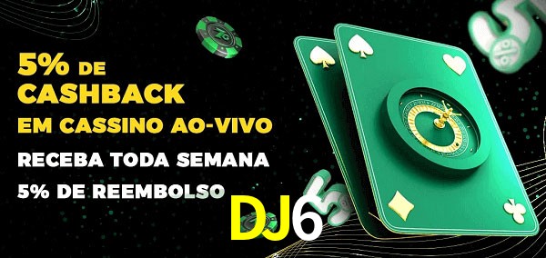 Promoções do cassino ao Vivo DJ6
